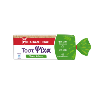 Τοστ Ψίχα Ολικής Άλεσης 450g